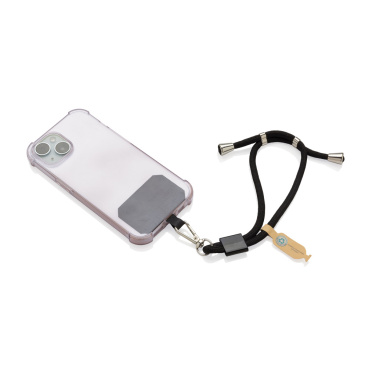Logo trade promotional gift photo of: CarryLoop RCS recycled PET adjustable phone holder wristlet